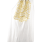 Ann Taylor Loft women's white and yellow blouse size LP