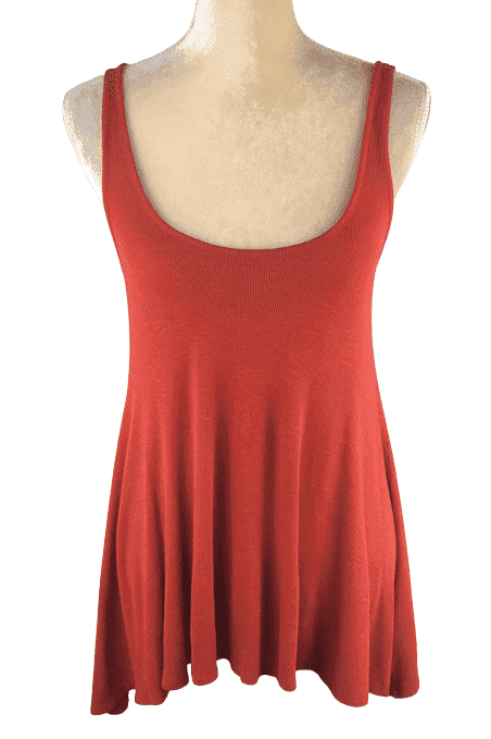 Mossimo women's rust tank top size M 