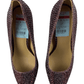 Michael Kors women's burgundy rhinestone pumps size 5M - Solé Resale Boutique thrift