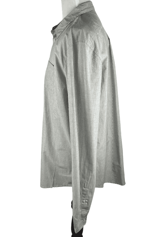Next laundered men's gray/white shirt size XXL - Solé Resale Boutique thrift