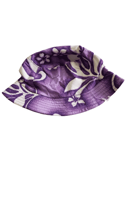 Nwot purple/white floral hat