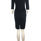 Zara Trafaluc black dress sz M 