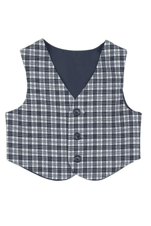 Unbranded infant boys blue vest sz 12M - Solé Resale Boutique thrift