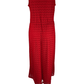 Covington women's red long sleeveless dress size 12 - Solé Resale Boutique thrift