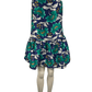 Crown & Ivy women's blue multicolor floral dress size 6 - Solé Resale Boutique thrift