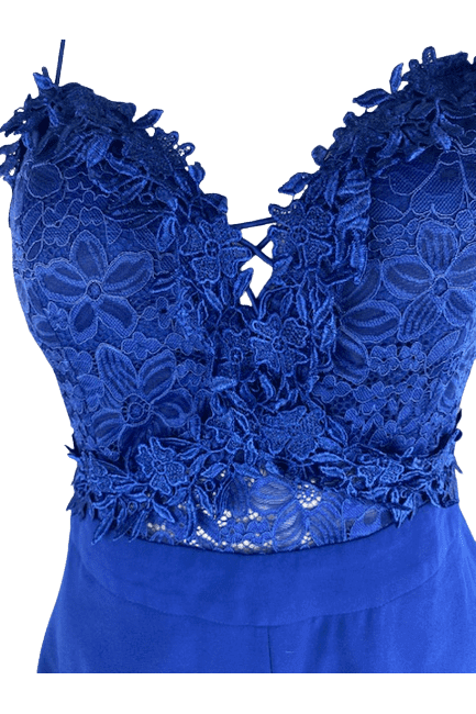 Entry women's blue romper size M - Solé Resale Boutique thrift