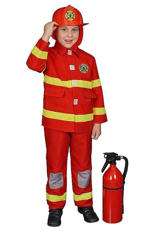 Boy Fire Fighter  Red