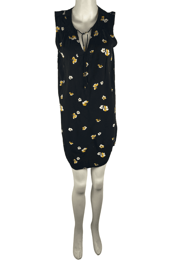 Old Navy women's black floral dress size S - Solé Resale Boutique thrift