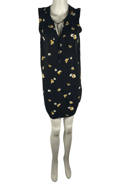 Old Navy women's black floral dress size S - Solé Resale Boutique thrift