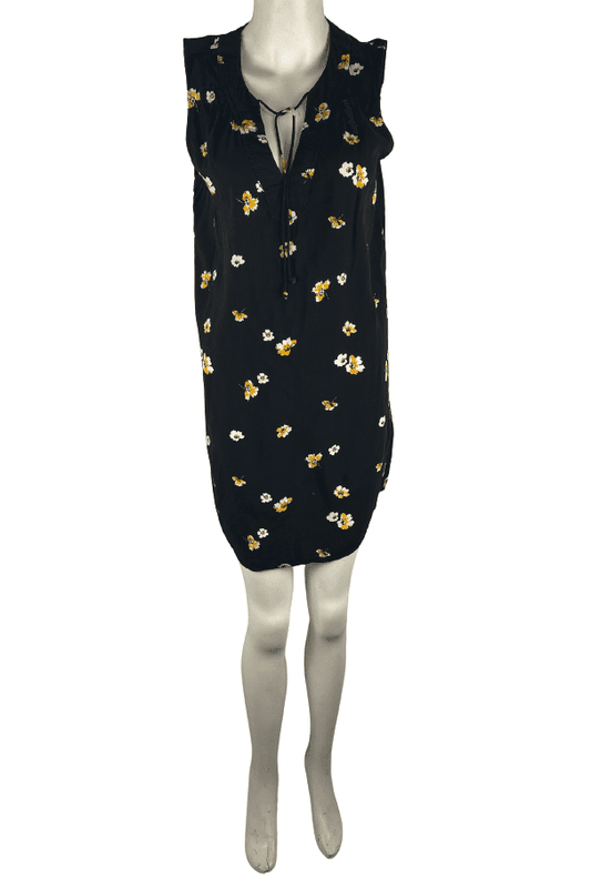 Old Navy women's black floral dress size S - Solé Resale Boutique thrift