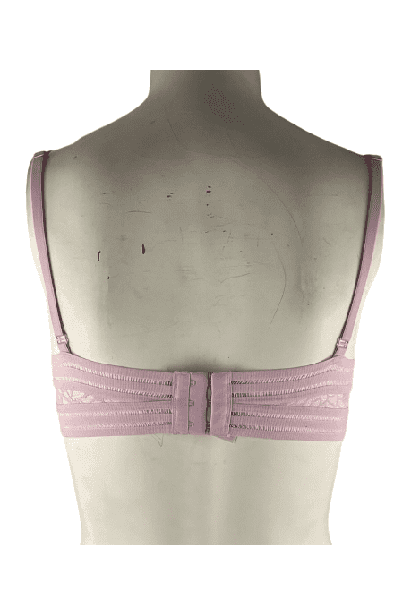 Pink women's pink lace push up bra size XS - Solé Resale Boutique thrift