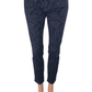 Banana Republic women's navy print pants size 25