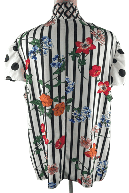 Shein women's multicolor floral blouse size 2XL - Solé Resale Boutique thrift